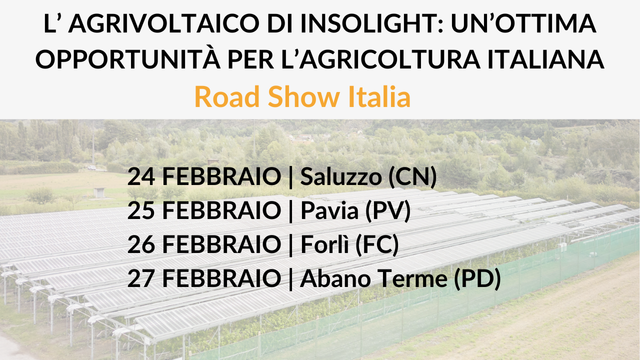 Agri-PV Roadshow Italy 2025