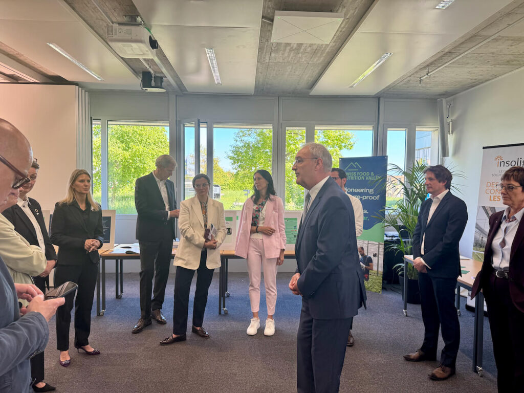 Discussion with Guy Parmelin and Swiss innovation companies